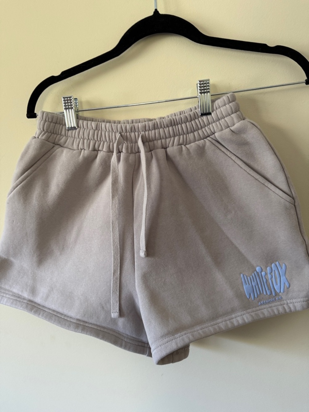 White Fox Boutique Drawstring High-Rise Athletic Shorts